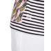 Marccain Sports - YS 4850 J72 - T-shirt met ananas en strepen